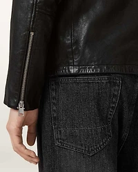 Ashton Hooded Leather Jacket