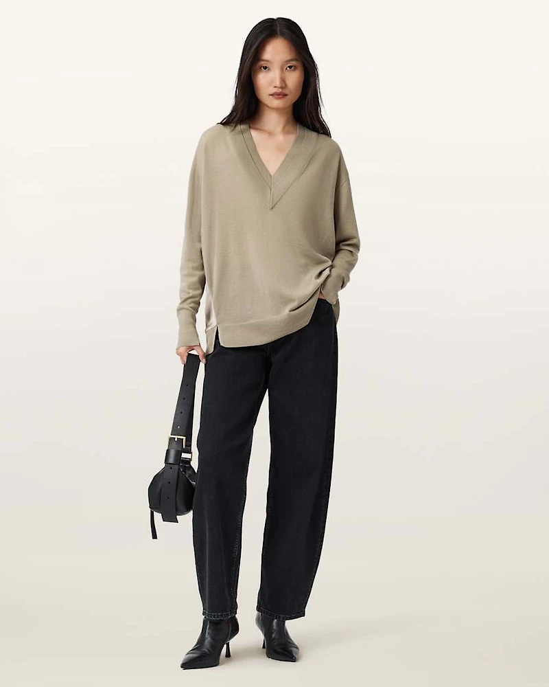 Bern V-Neck Wool Jumper