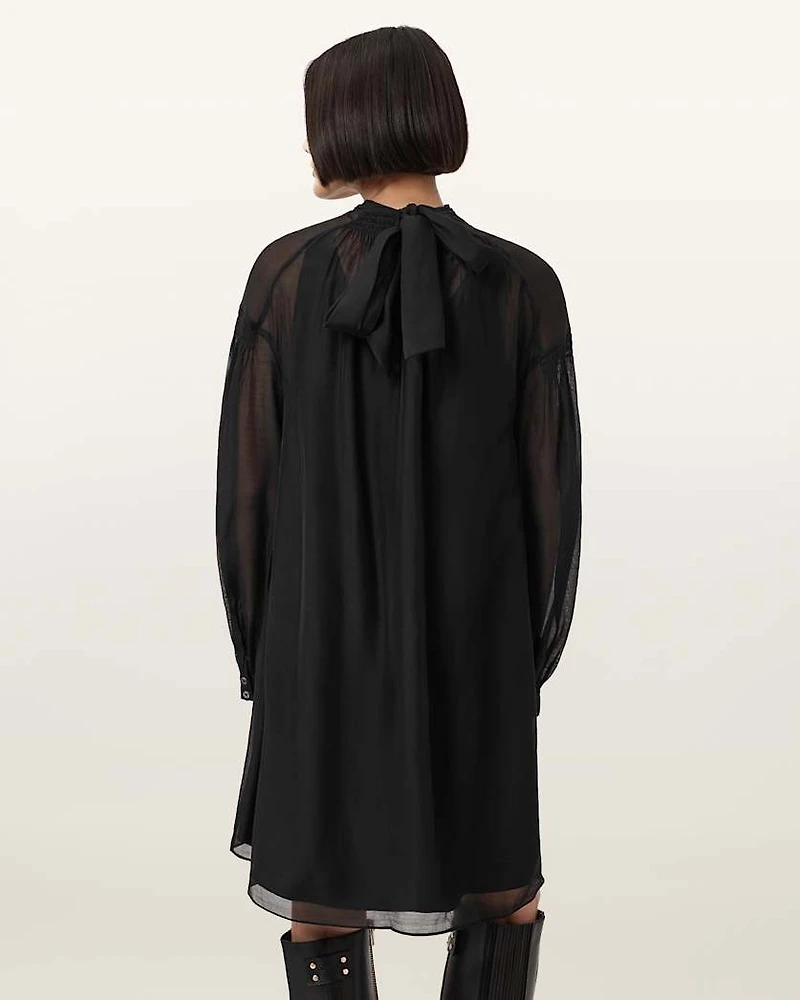 Pearla High Neck Mini Dress