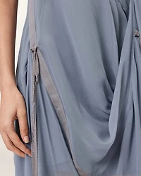 Parachute Limited Edition Draped Silk Maxi Dress