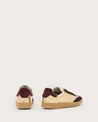 Thelma Metallic Leather Low Top Trainers