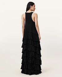 Cavarly Tiered Ruffle Maxi Dress