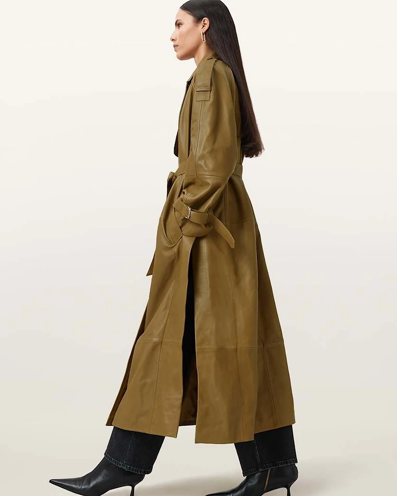 Reed Leather Trench
