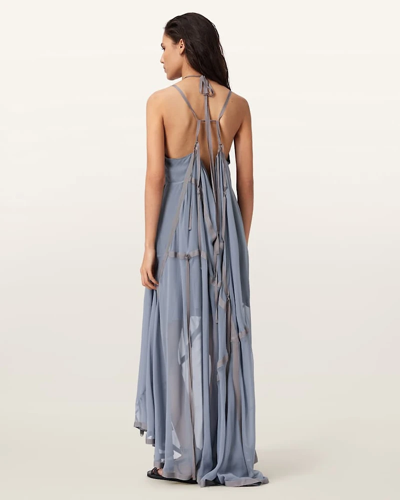 Parachute Limited Edition Draped Silk Maxi Dress