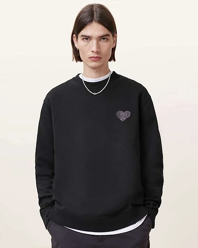 Lover Crew Neck Relaxed Fit Sweatshirt
