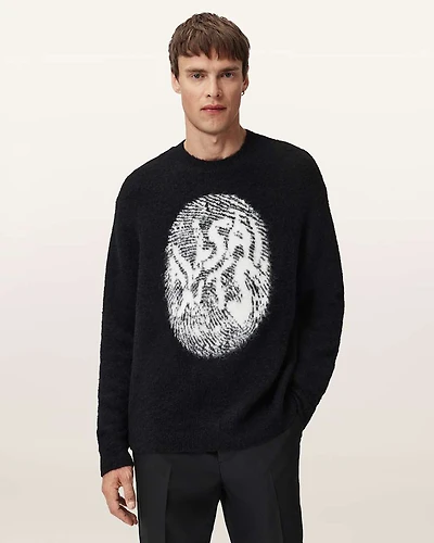 Ridges Oversized Graphic Jumper