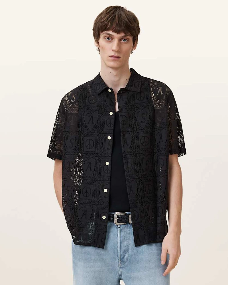 Netley Short Sleeve Lace Shirt