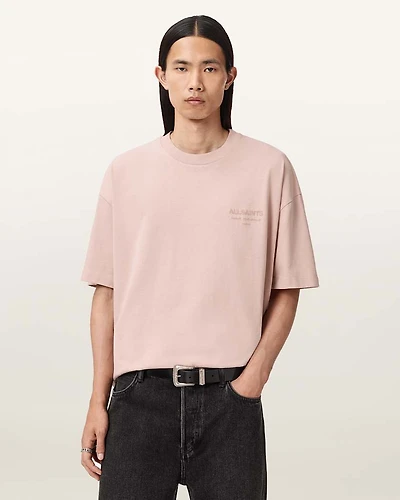 Xander Flocked Logo Oversized T-Shirt