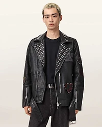Cole Leather Biker Jacket
