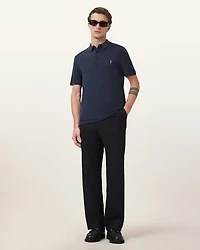Mode Merino Short Sleeve Ramskull Polo Shirt