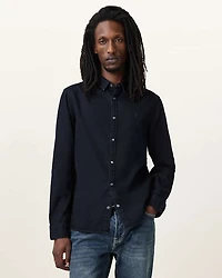 Gleason Press Stud Ramskull Denim Shirt
