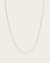 Curb Sterling Silver Chain Necklace