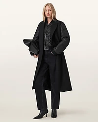 Paulah Wool Blend Double Breasted Coat