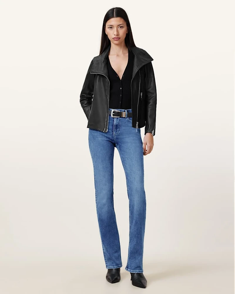 Haldan Slim Bootcut Stretch Denim Jeans