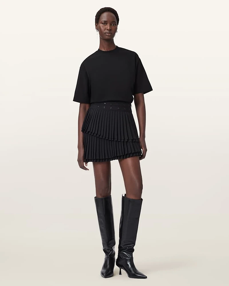 Oona Pleated Mini Skirt