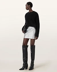 Renai Leather Mini Skirt