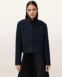 Rummy Cropped Wool Blend Jacket