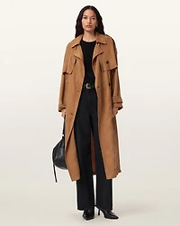 Linnie Relaxed Fit Trench Coat