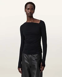 Seyma Jersey Bodycon Top