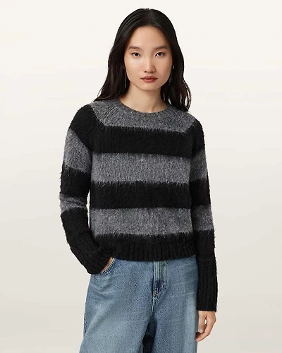 Lou Striped Sparkle Jumper