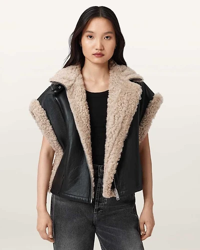 Marlin Reversible Shearling Gilet