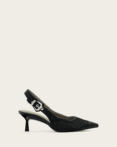 Idiya Mesh Slingback Shoes