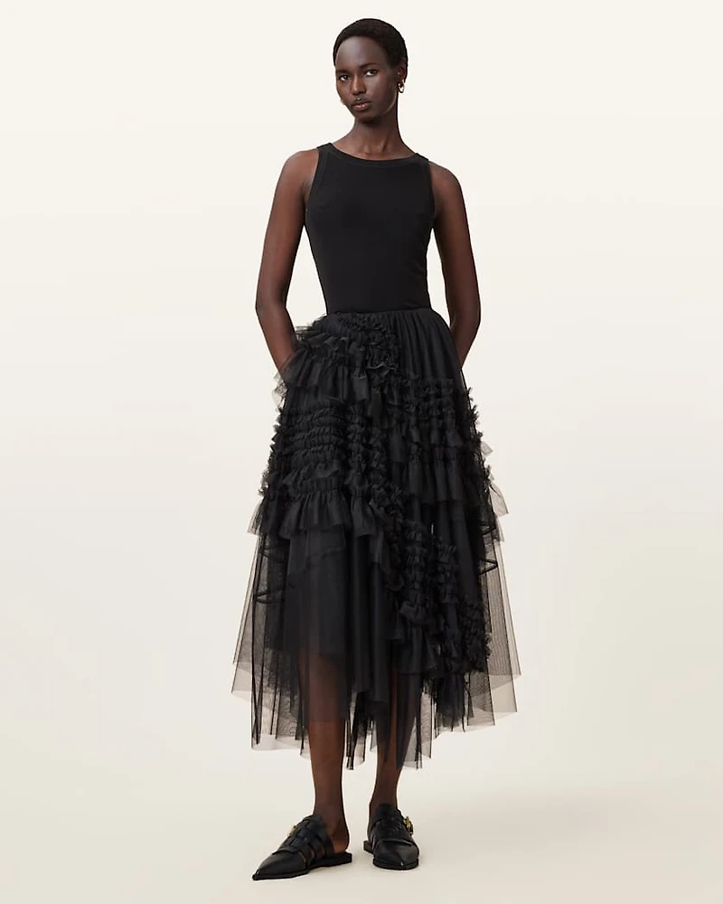 Jen Tulle Maxi Skirt