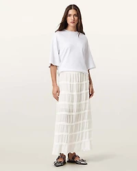 Lila Tiered Midi Skirt