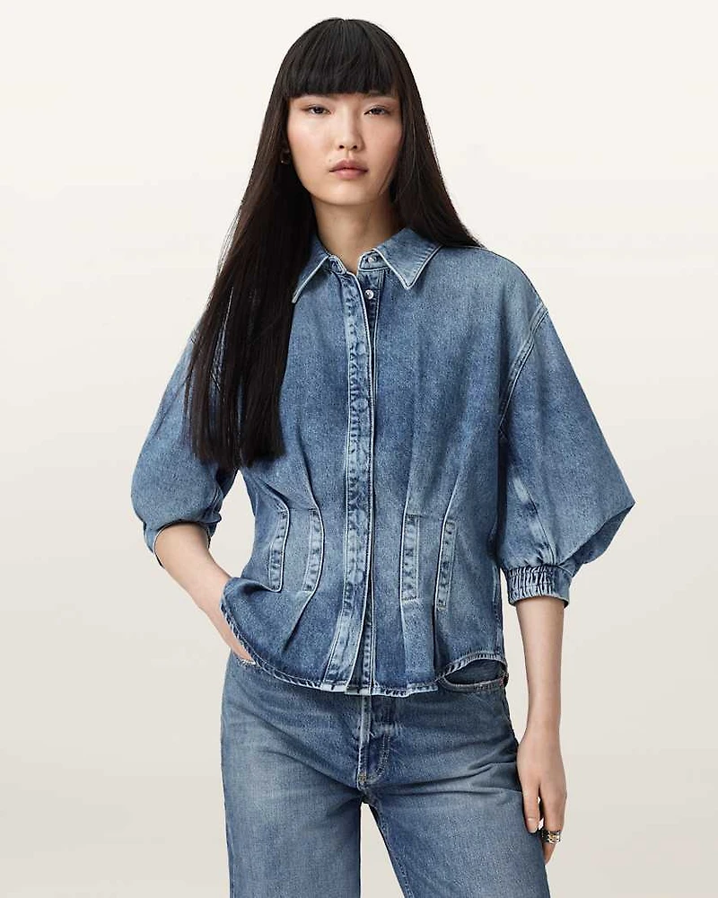 Nancy Slim Fit Denim Shirt