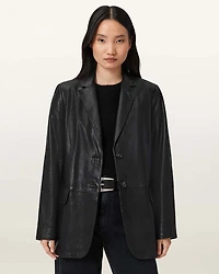 Arna Leather Blazer