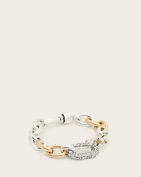 Cadence Two Tone Chain Bracelet