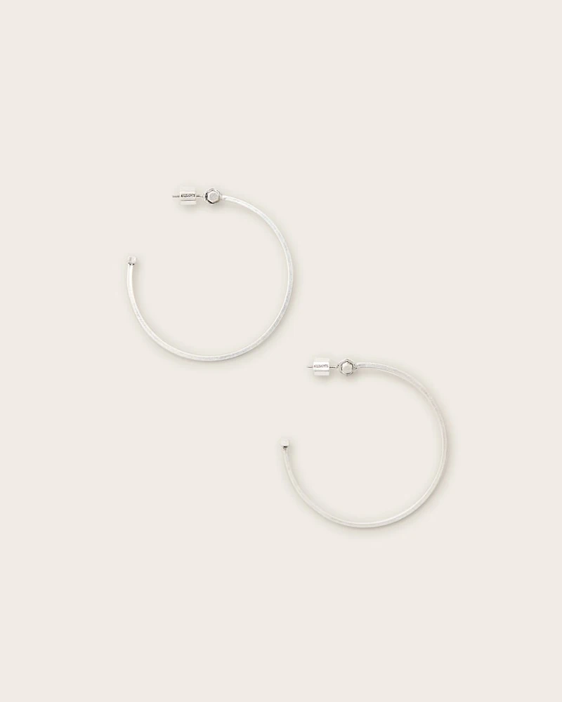 Toggle Large Hoop Earrings