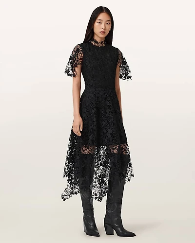 Saege Lace Midi Dress