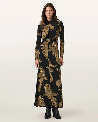 Mina A-Line Maxi Dress