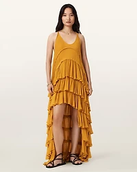 Cavarly Tiered Ruffle Maxi Dress