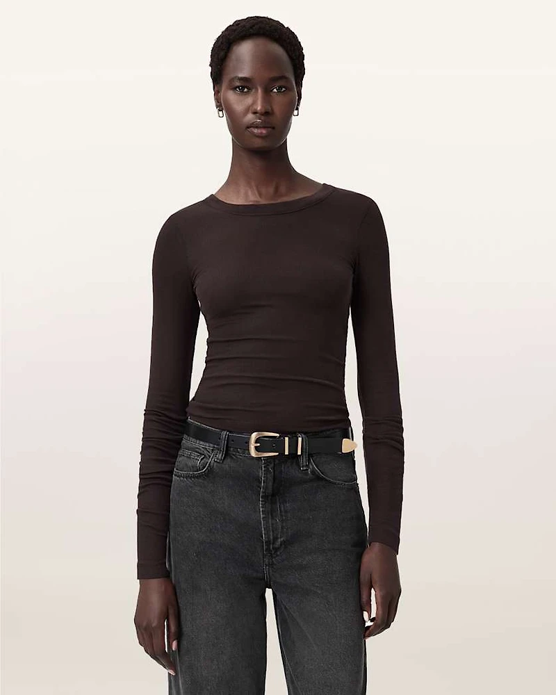 Rina Long Sleeve Crew Neck T-Shirt