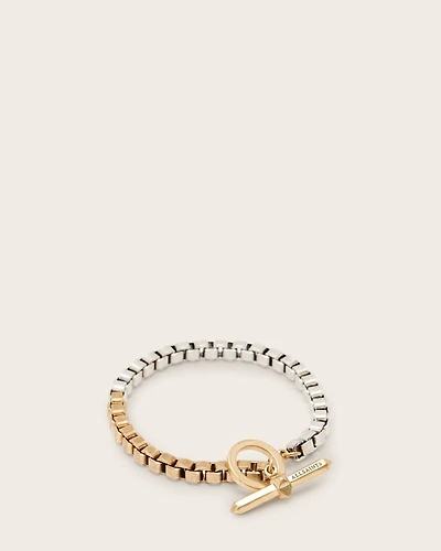 Box Two Tone Bracelet