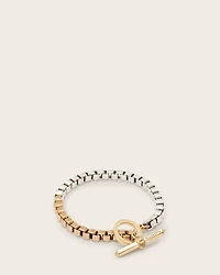 Box Two Tone Bracelet