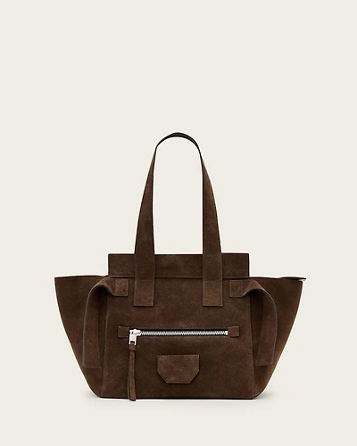 Perez Suede Shoulder Bag