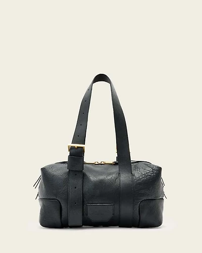 Ares Grain Leather Shoulder Bag