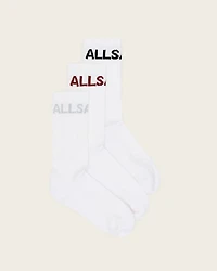 Jae Logo Socks White Multi Pack