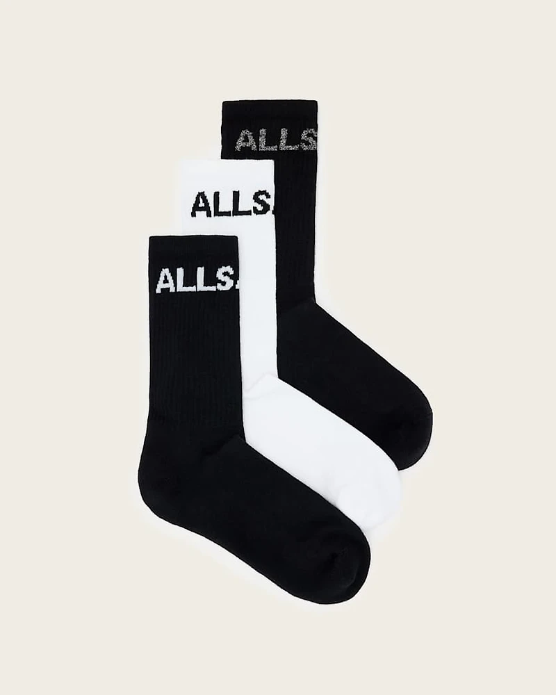 Jae Logo Socks White Multi Pack