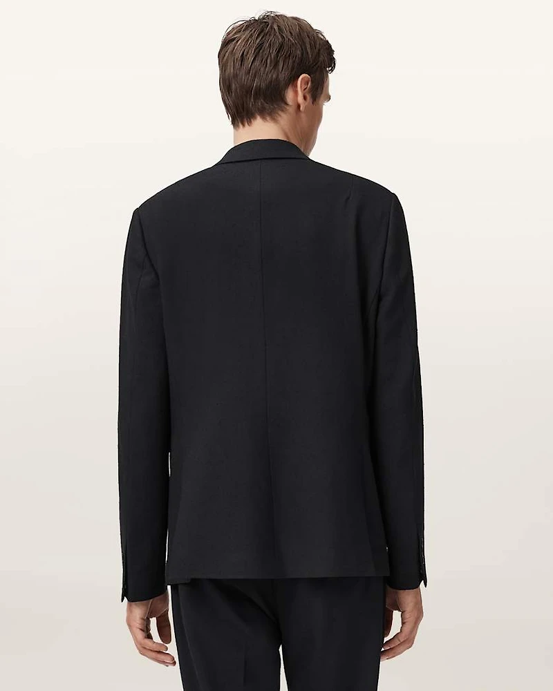 Germain Satin Single Breasted Blazer