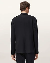 Germain Satin Single Breasted Blazer