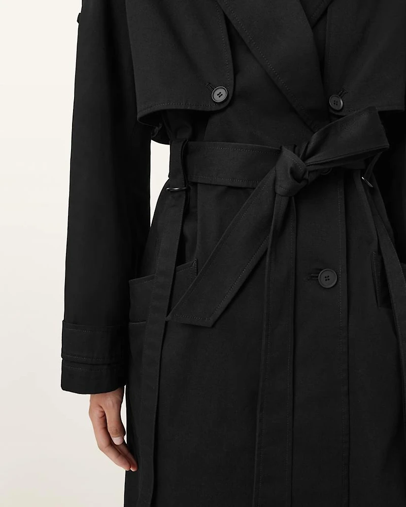 Cadence Relaxed Fit Trench Coat