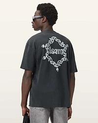 Drip Short Sleeve Oversized T-Shirt