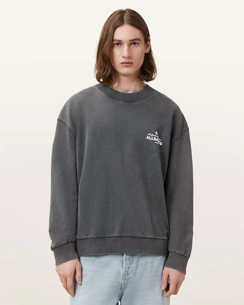 Soleil Crew Oversized Cropped Sweatshirt
