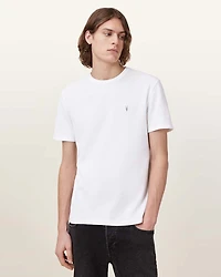Ellis Waffle Texture Crew Neck Ramskull T-Shirt