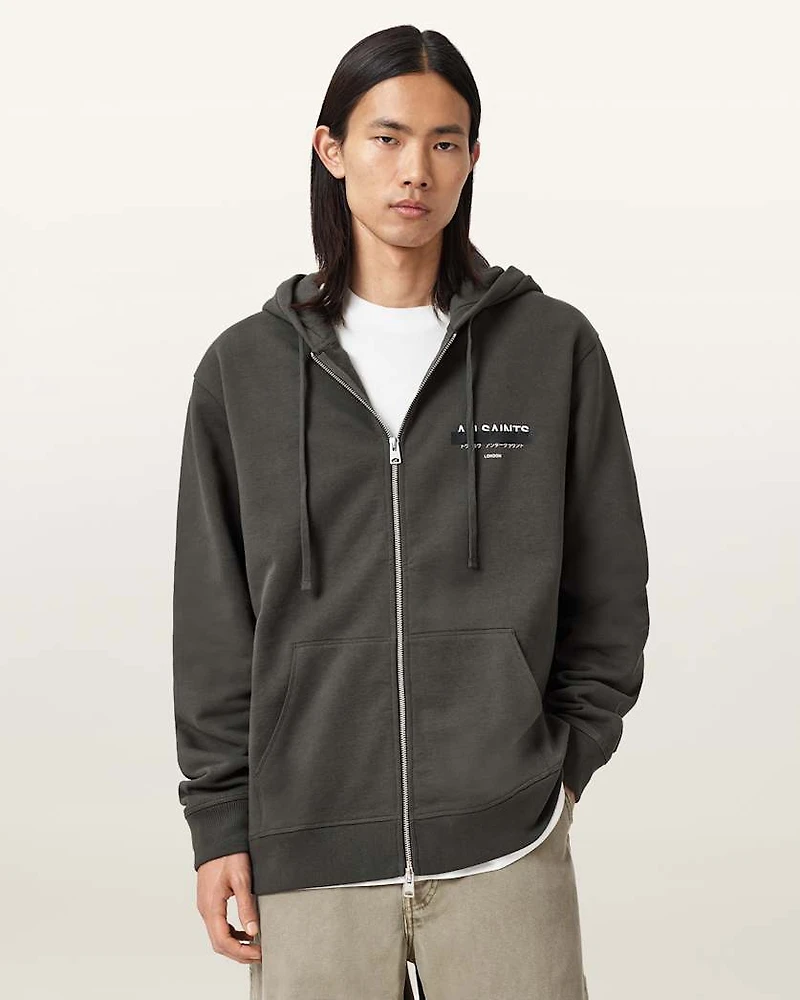 Redact Zip Up Hoodie