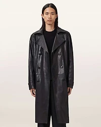 Kellett Leather Trench Coat